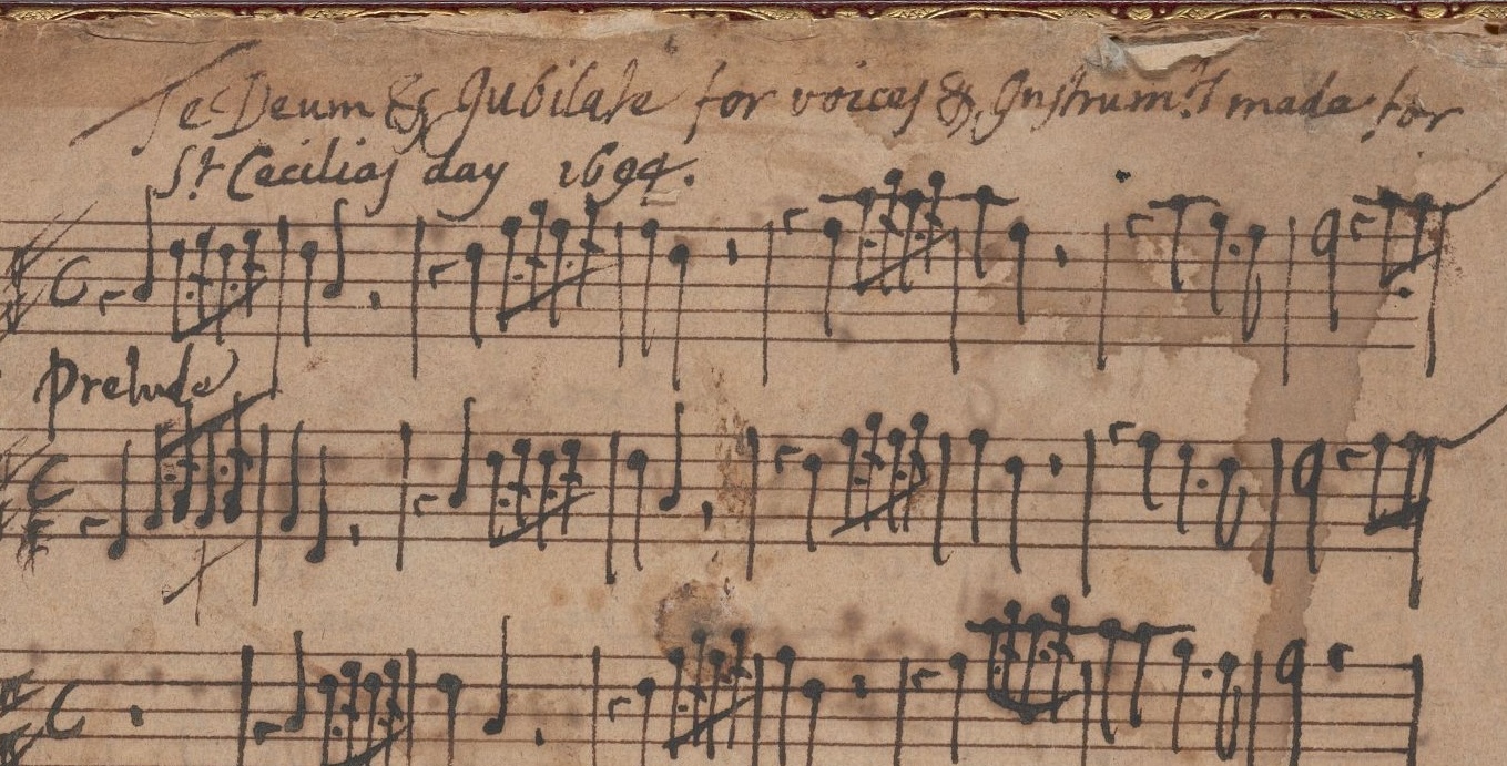 Purcell Remembered The History Of The Autograph Manuscript Of Purcell